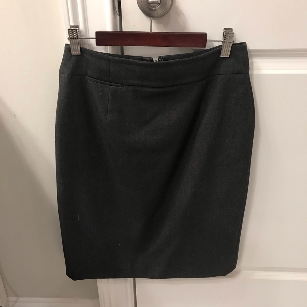 Calvin Klein charcoal suit skirt